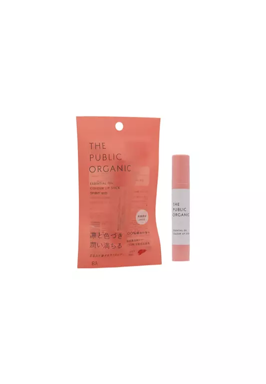 THE PUBLIC ORGANIC Essential Oil Color Lip Stick (#Spirit Red Rose) (3.5g) 3.5g