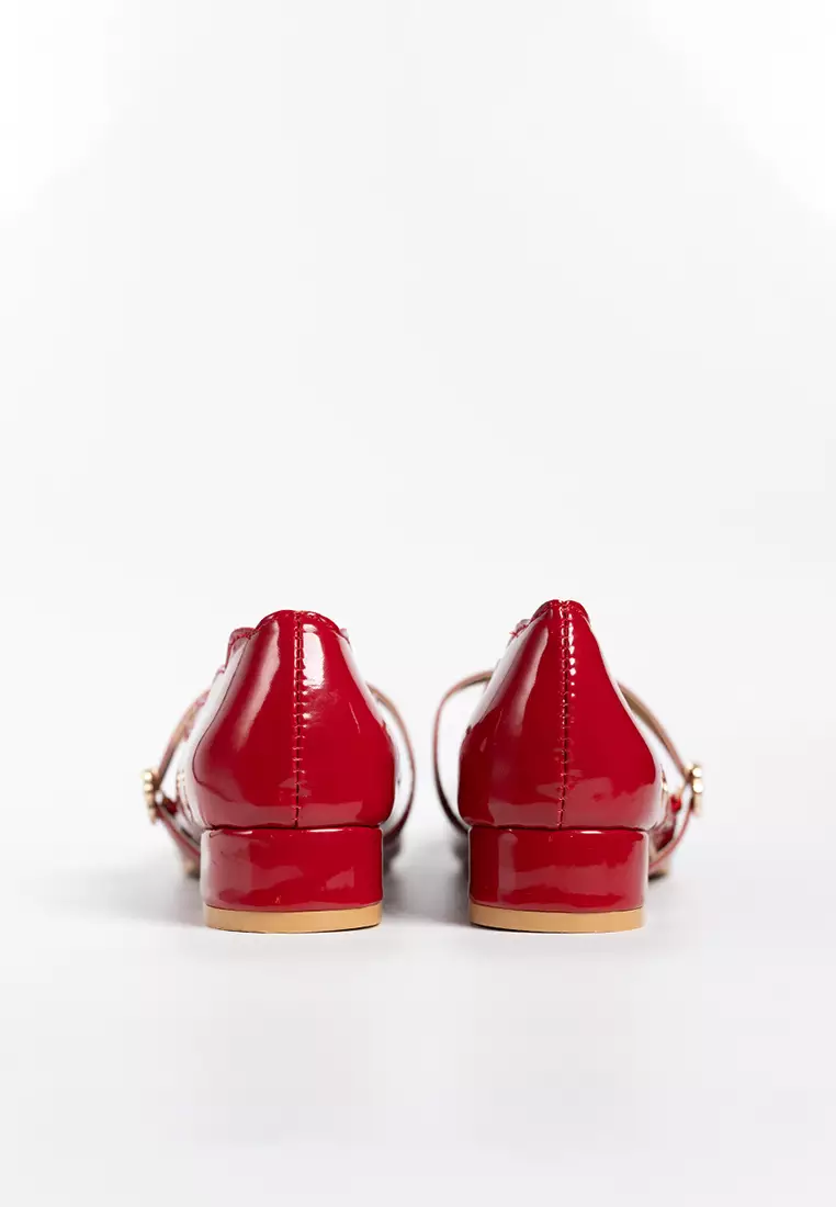 Scallop Glossy Mary Jane