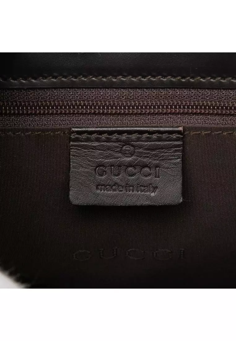 Pre-Loved Gucci Gg Canvas Jackie Handbag
