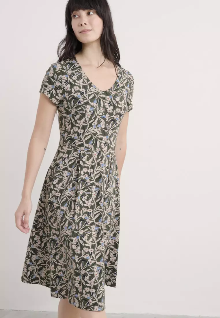 Seasalt Cornwall Green Pier View Dress