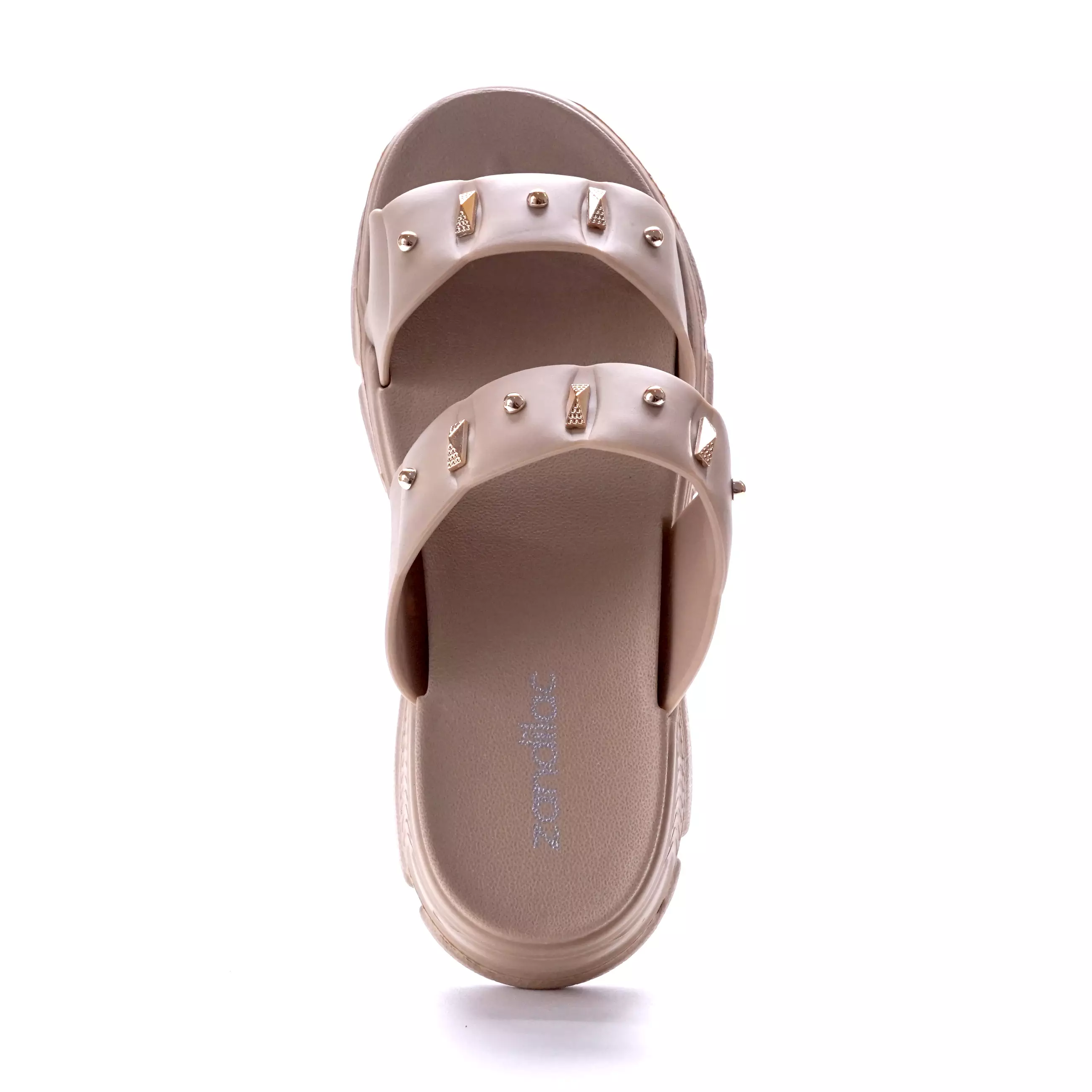 ZANDILAC - SANDAL WANITA DEWASA CH220523WD - COKLAT KACANG
