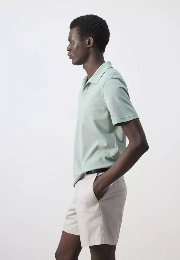 Slim Fit Piqué Polo Shirt