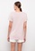 LC WAIKIKI pink and purple V Neck Printed Short Sleeve Cotton Women's T-Shirt 60521AA53F0213GS_5
