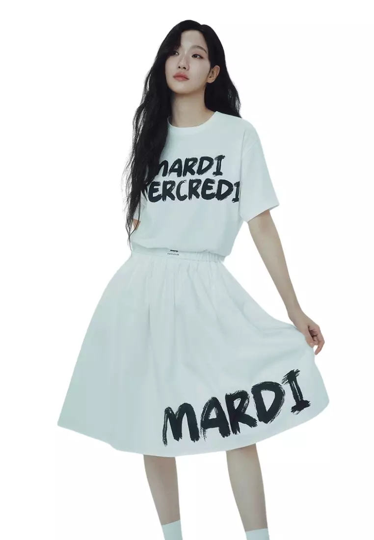 Tshirt Brush Logo - Ivory Black