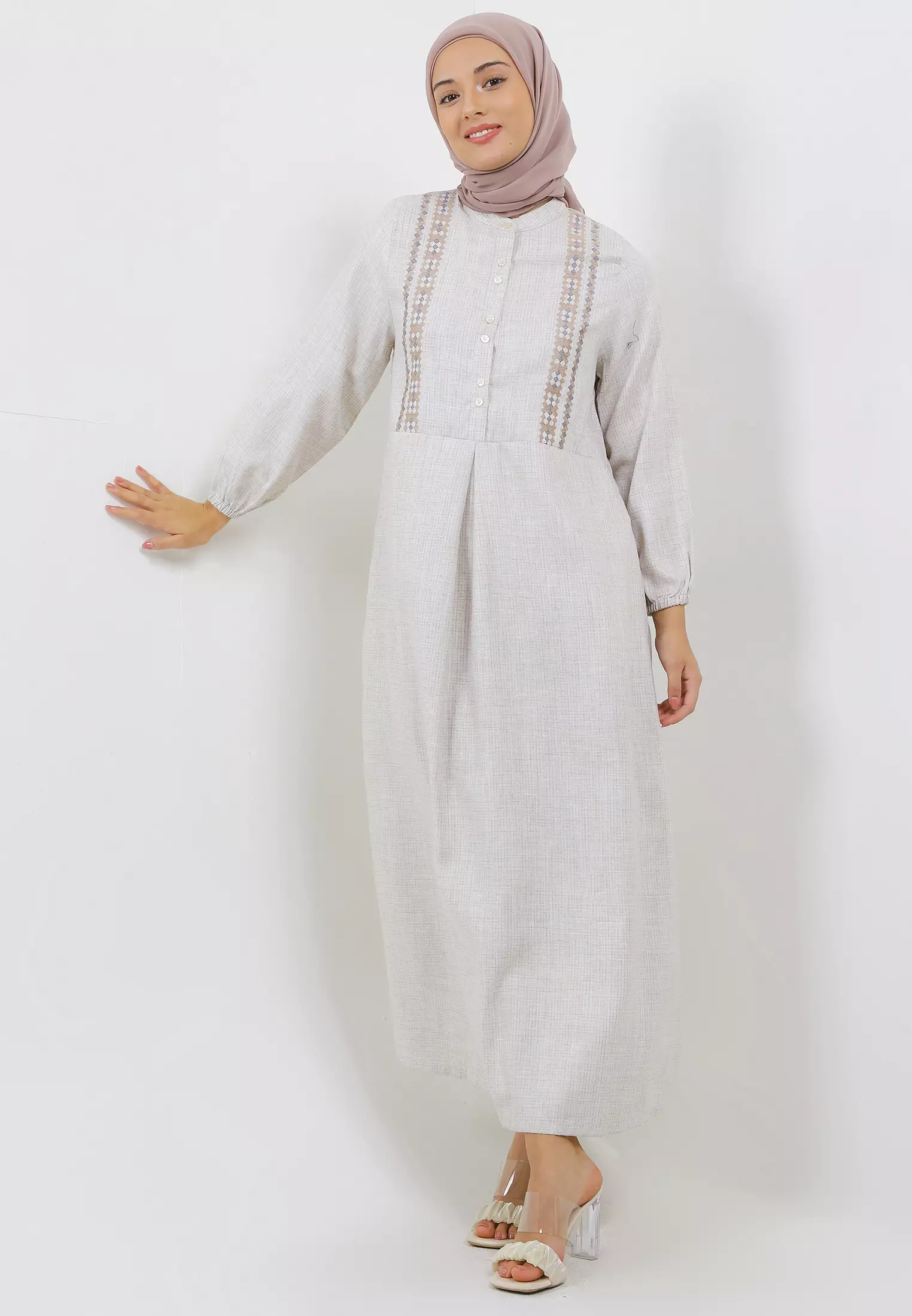MFMW Fierce Dress Gamis Beige