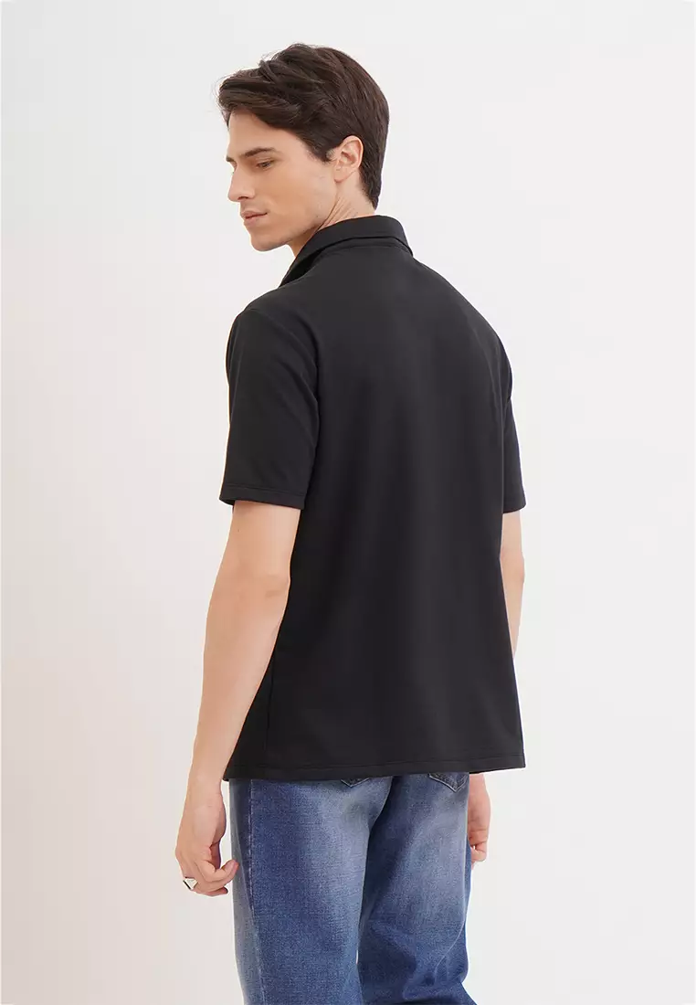 penshoppe polo black
