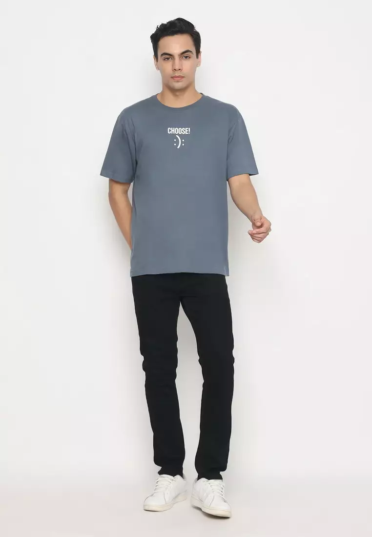 NX T-Shirt Cotton Combed Tebal Pria 207370341