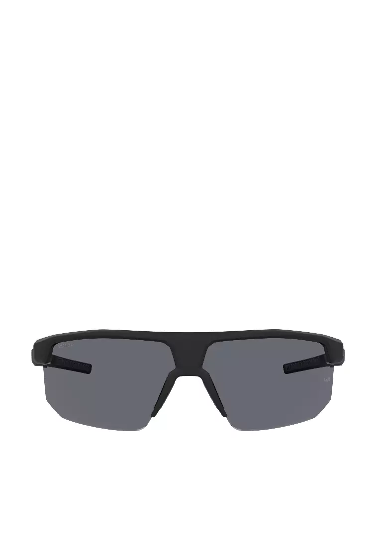 UNDER ARMOUR Sunglasses UA DRIVEN/G-O6W-M9, Rectangular Sharp with Matte Black Grey color