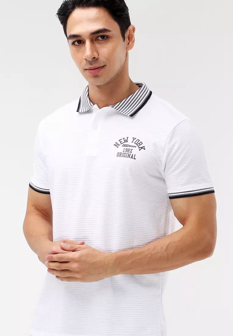 Collared Shirt Jacquard