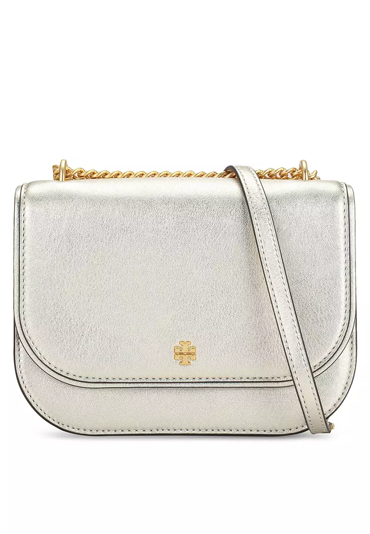 Emerson Metallic Flap Adjustable Shoulder Bag nt