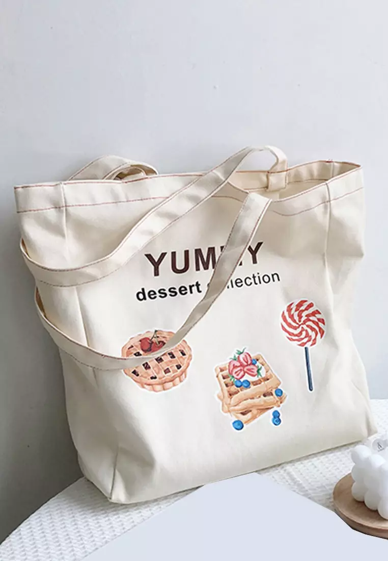 Cute canvas hotsell tote bags cheap