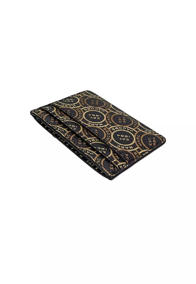 MJ Logo Printed Card Case Black Multi S104M12FA22