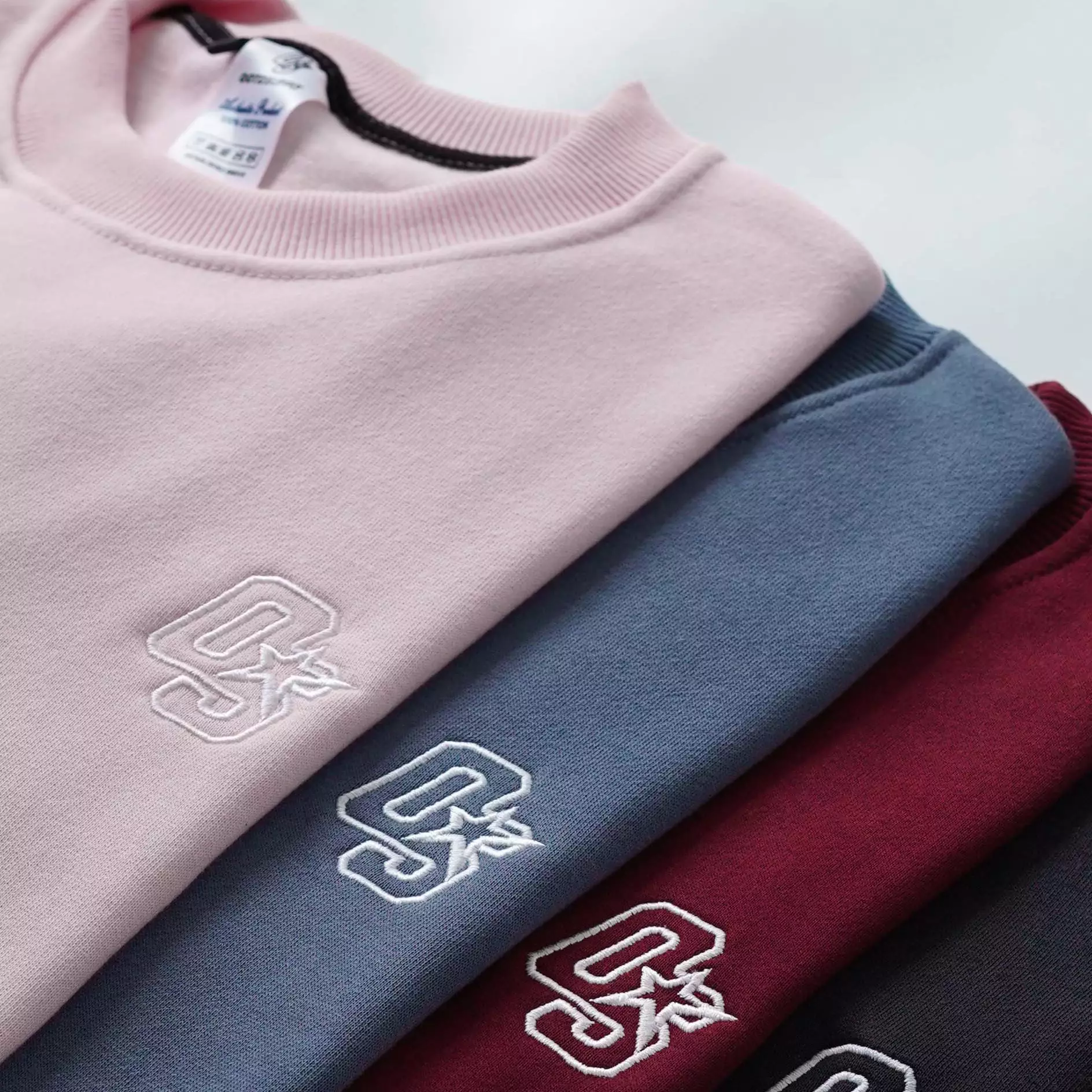 OOTDSUPPLY Crewneck OS Embroidery Colorfull | Sweater Pria & Wanita