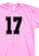 MRL Prints pink Number Shirt 17 T-Shirt Customized Jersey EA5CCAA72AE75DGS_2