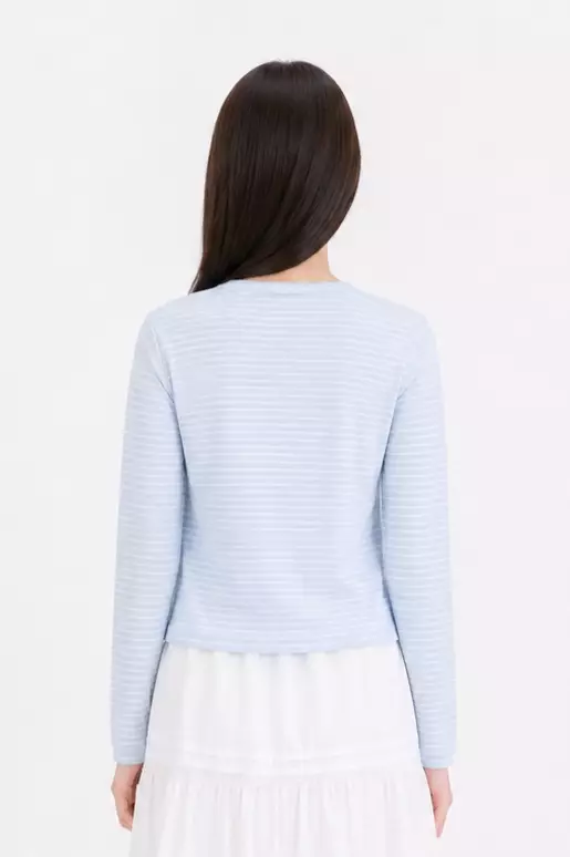 Nayoung Knit Cardigan in Light blue