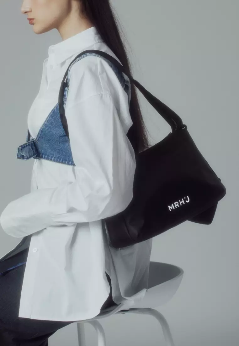 CIA L Nylon Crossbody Bag Black