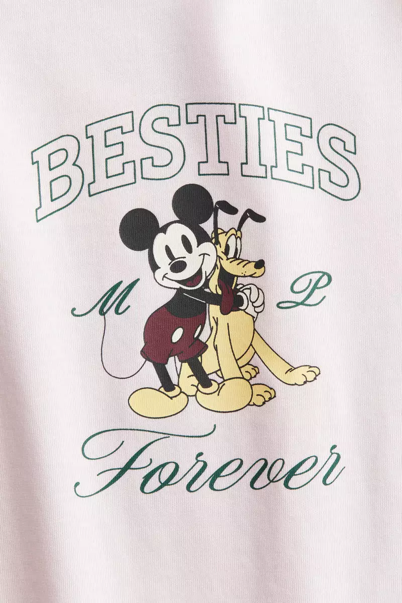 Printed cotton T-shirt