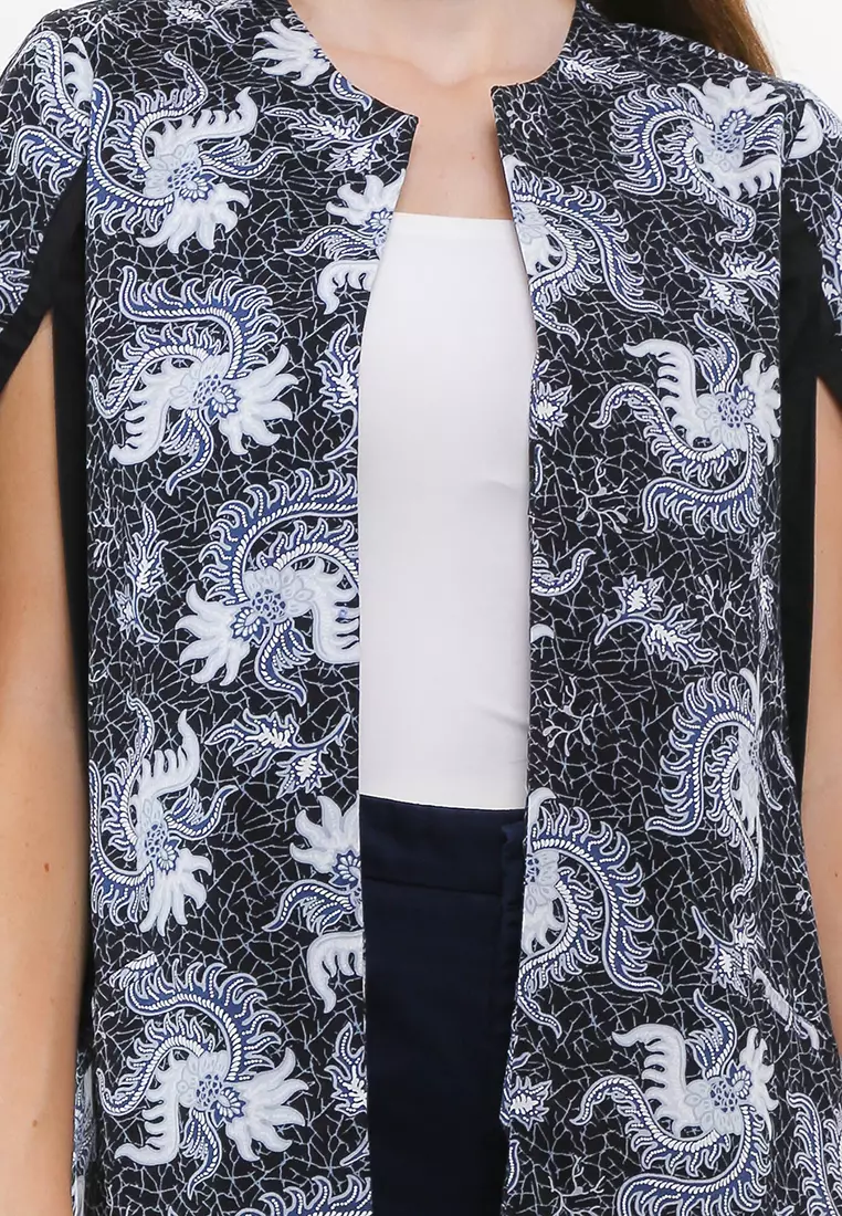 Cardigan Outer Muslim Wanita Atasan Faiza Black