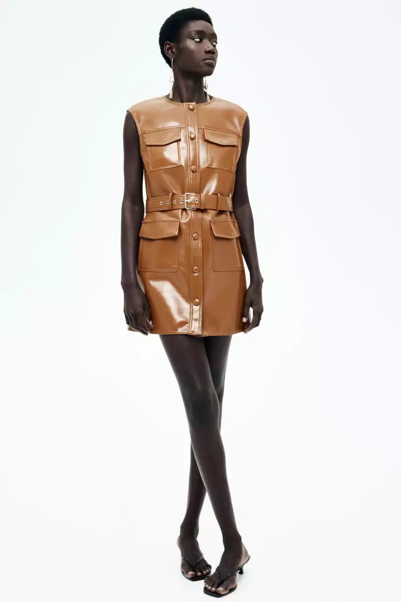 Buy H&M Coated cargo dress 2026 Online | ZALORA