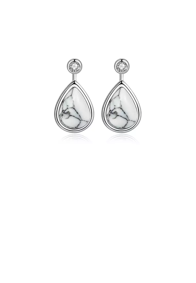 Buy Glamorousky 925 Sterling Silver Fashion and Simple Water Drop