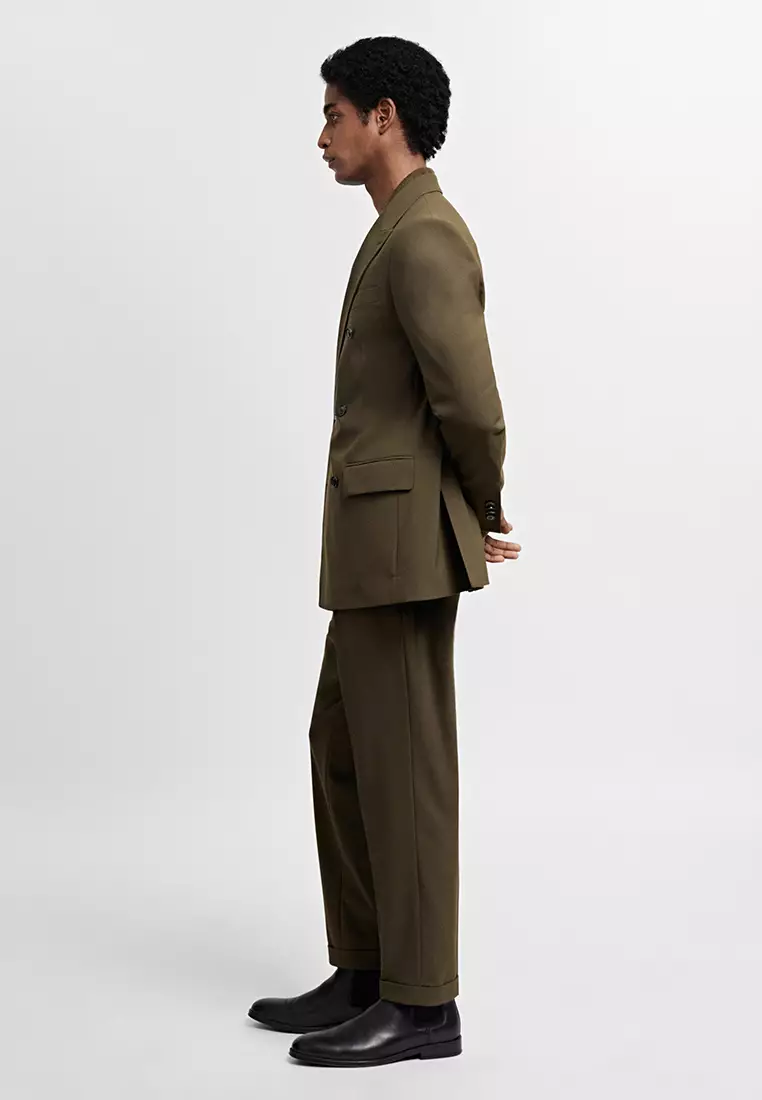Buy MANGO Man Regular Fit Suit Trousers 2024 Online | ZALORA Singapore