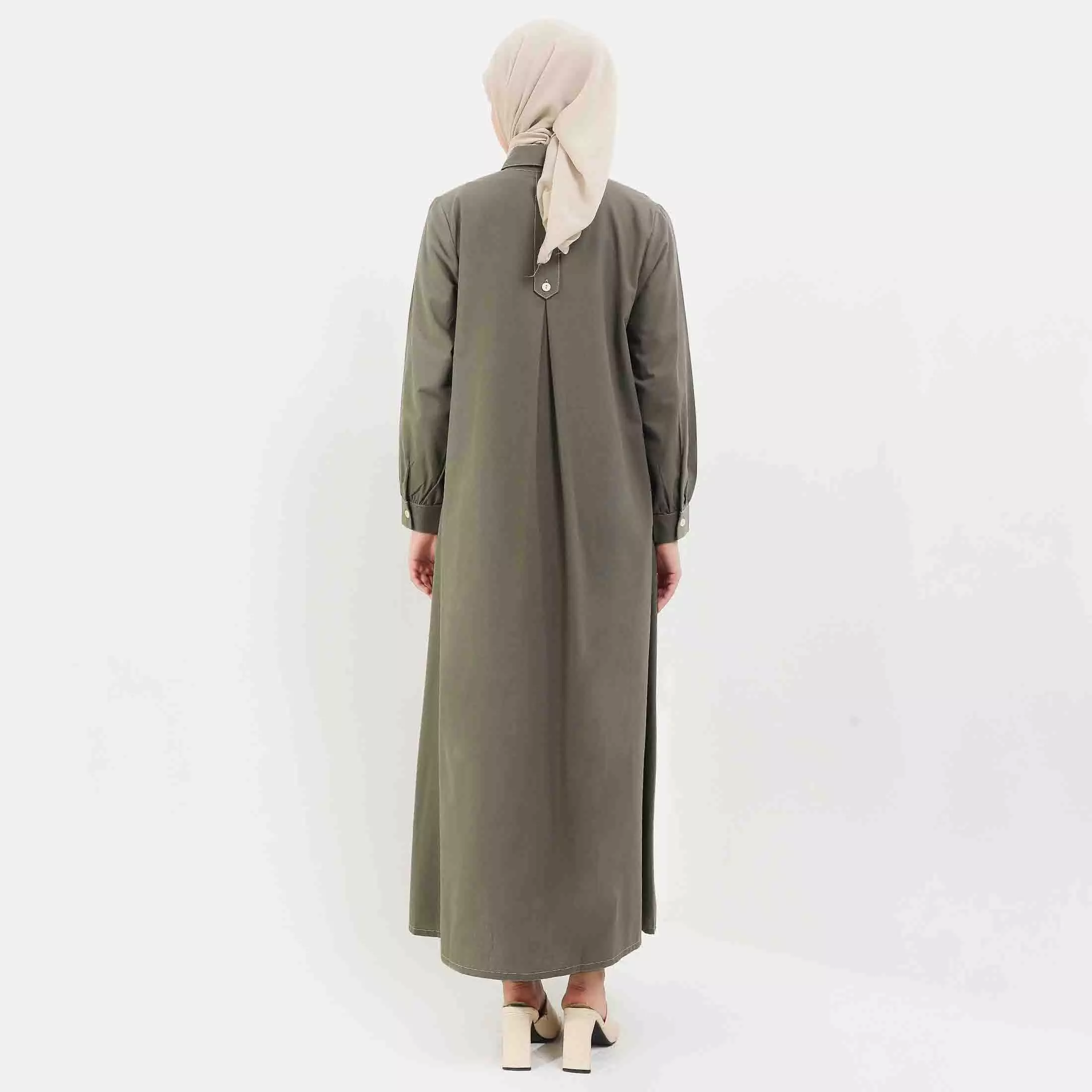 MFMW Callie Dress Gamis Olive