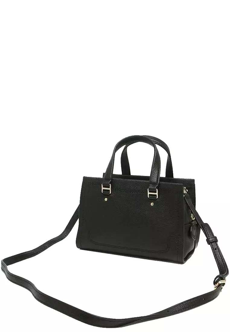 Cruiser Leather Satchel Bag in Black M0015021