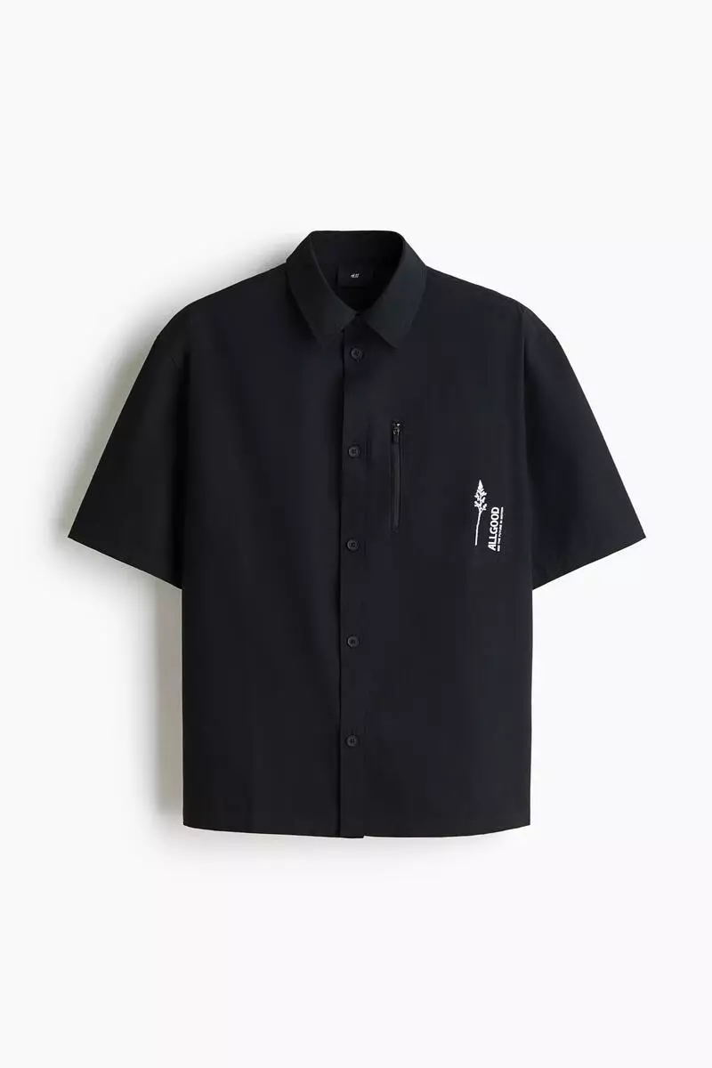 Loose Fit Printed cotton shirt