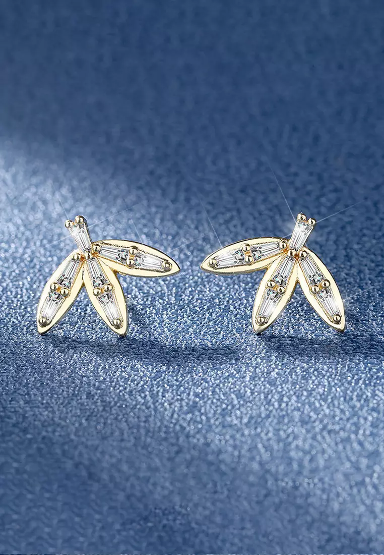 Anting Wanita Titanium Anting Giwang Cewek Korea Elegan Kotak Indah Hadiah