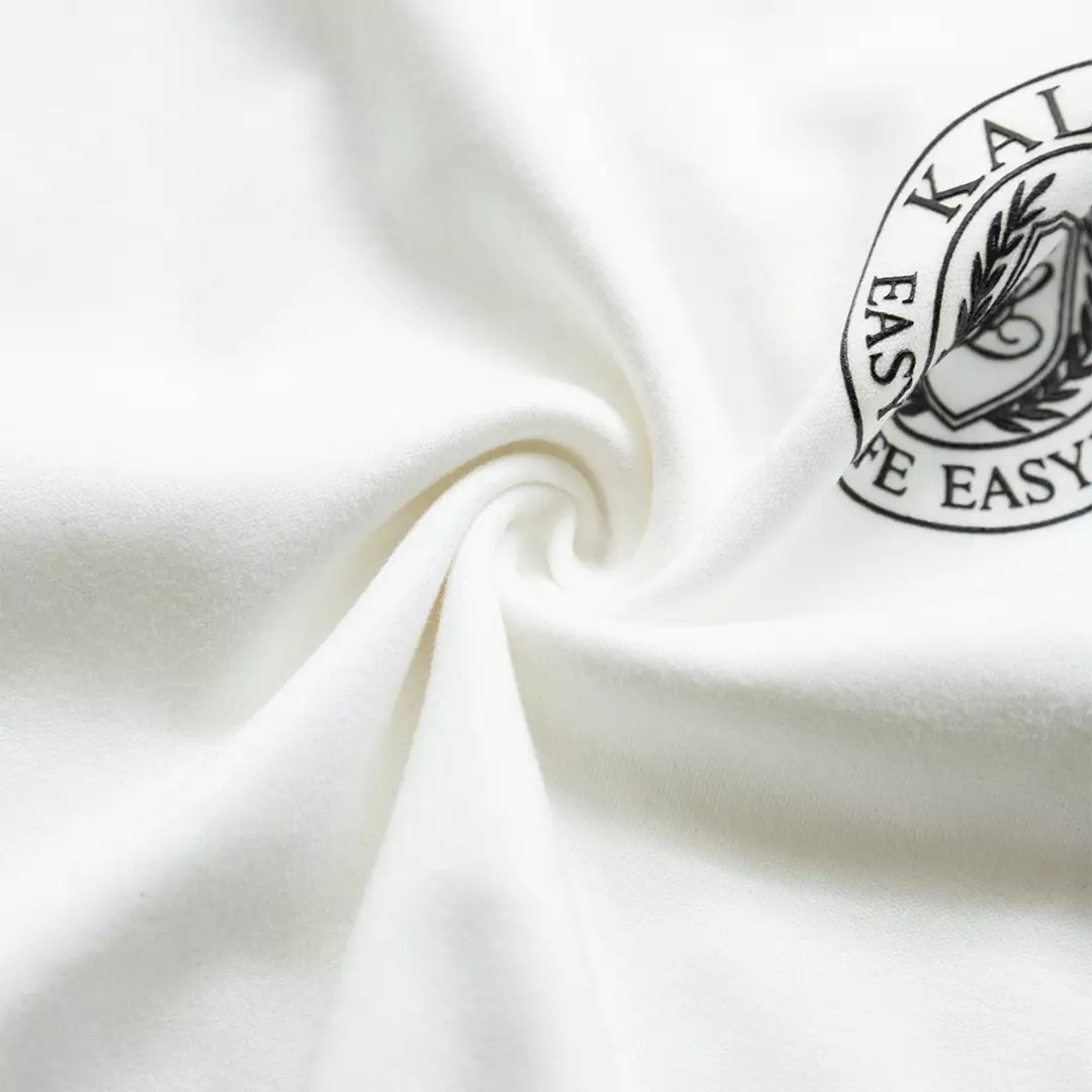 Kale Evan White / Cotton Cloudy / Kaos Boxy Fit / Kaos Korea / Atasan Kaos Pria / Kaos Basic Pria