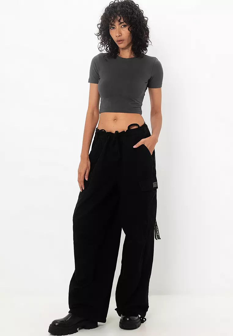 Vintage Baggy Parachute Pants
