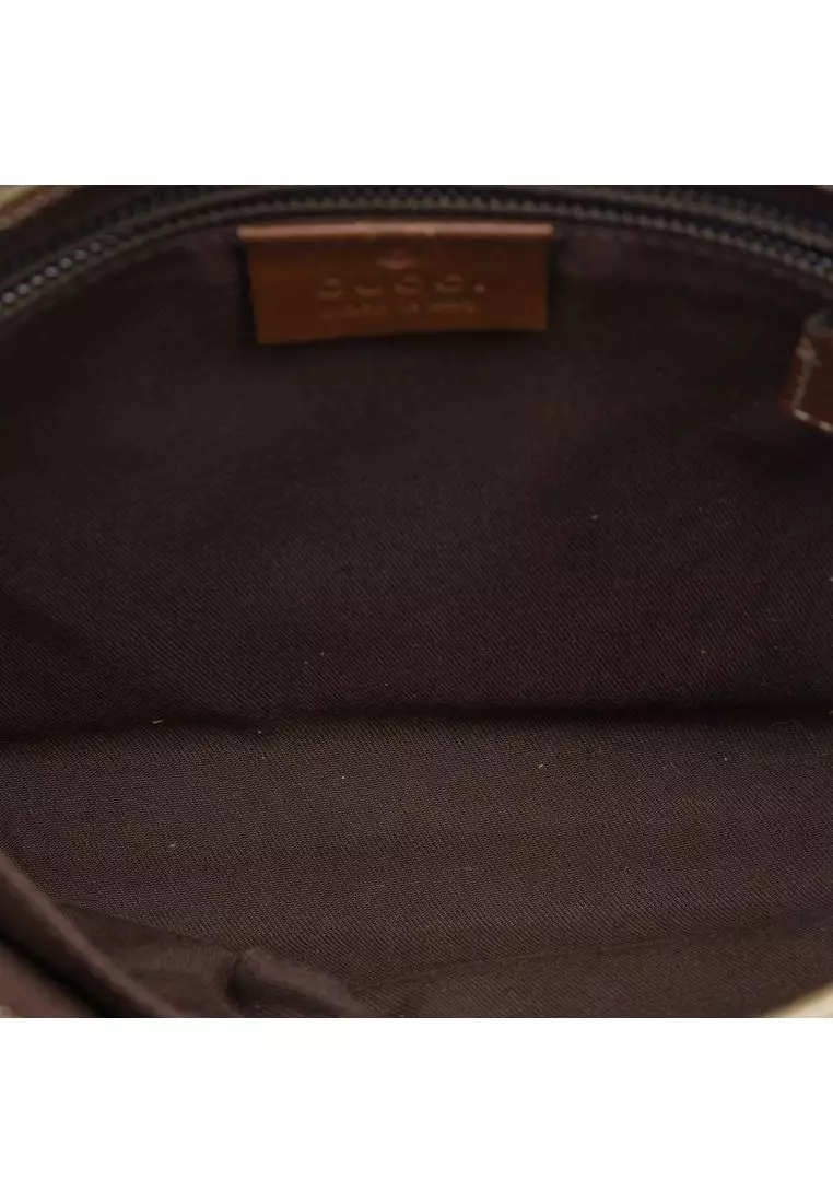 Pre-Loved Gucci Gg Supreme Web Crossbody
