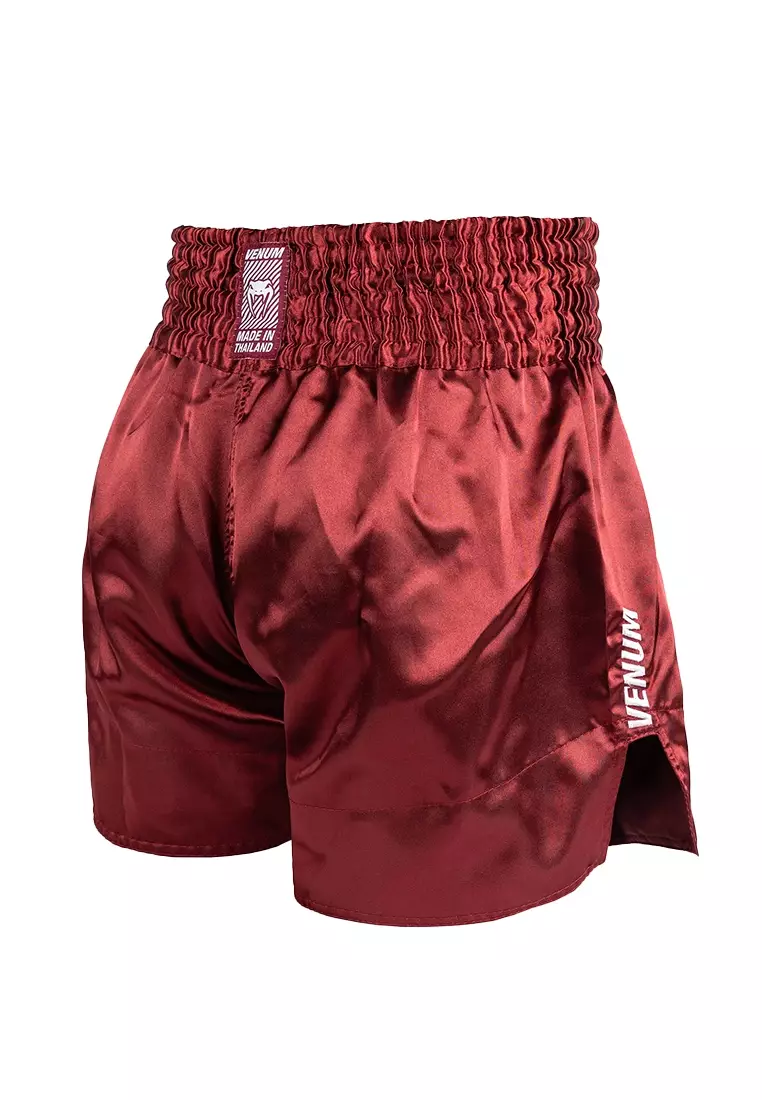 Venum Classic Evo Muay Thai Shorts - Burgundy