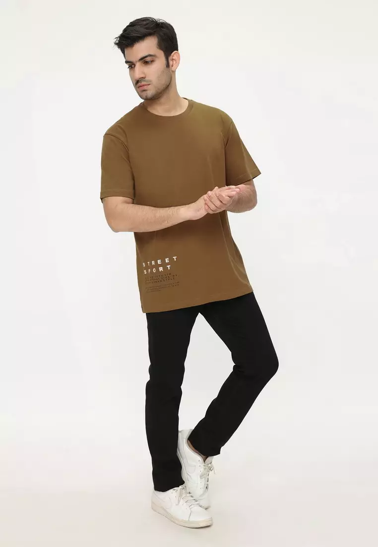 NX T-Shirt Cotton Combed Tebal Pria 207470111