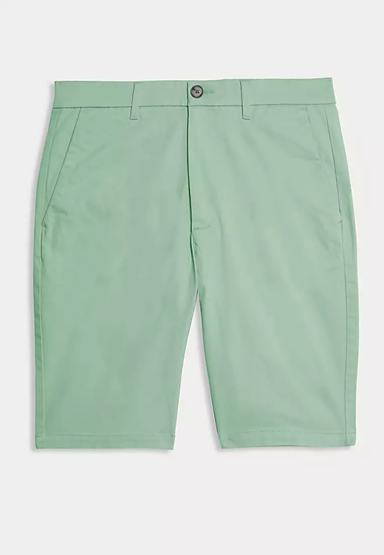 Regular Fit Stretch Chino Shorts