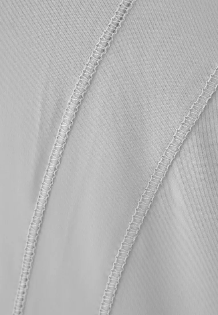 Zelena - Cleo Dryfit Jacket | Jaket Olahraga Wanita Slim Fit - Lava Grey