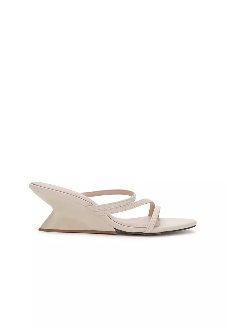 Wedge heel slide new arrivals sandals