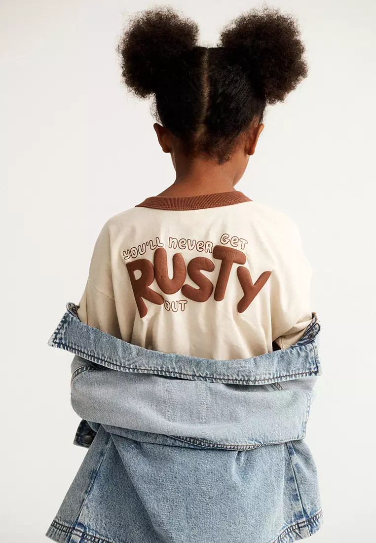 Licensed Drop Shoulder Short Sleeves Tee