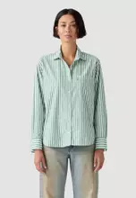 Serafina Stripe Pine Green