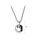 Glamorousky silver Fashion Simple Geometric Round Smiley Face 316L Stainless Steel Pendant with Necklace 1F13DAC76D1731GS_2