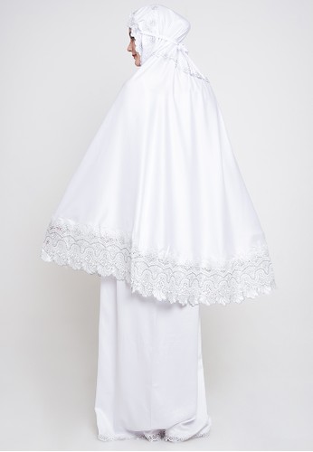 Jual ukhuwah Ukhuwah Adinda Premium Sutra Velvet White 