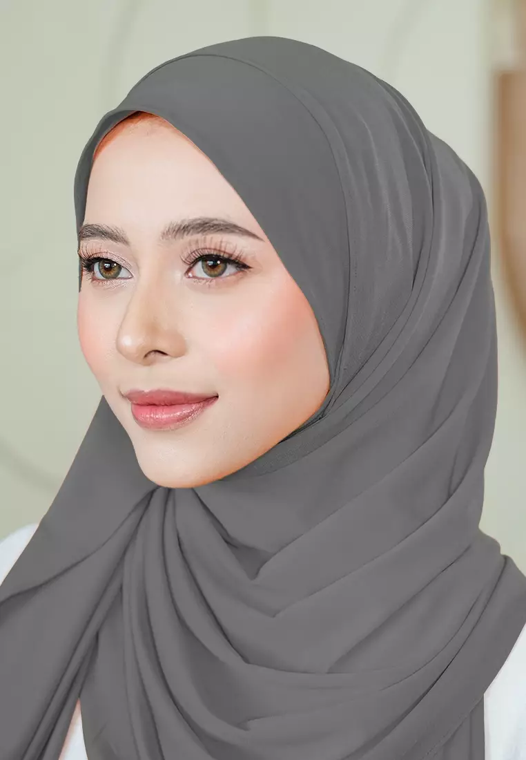 HIJAB INSTAN KELLY - DARK GREY