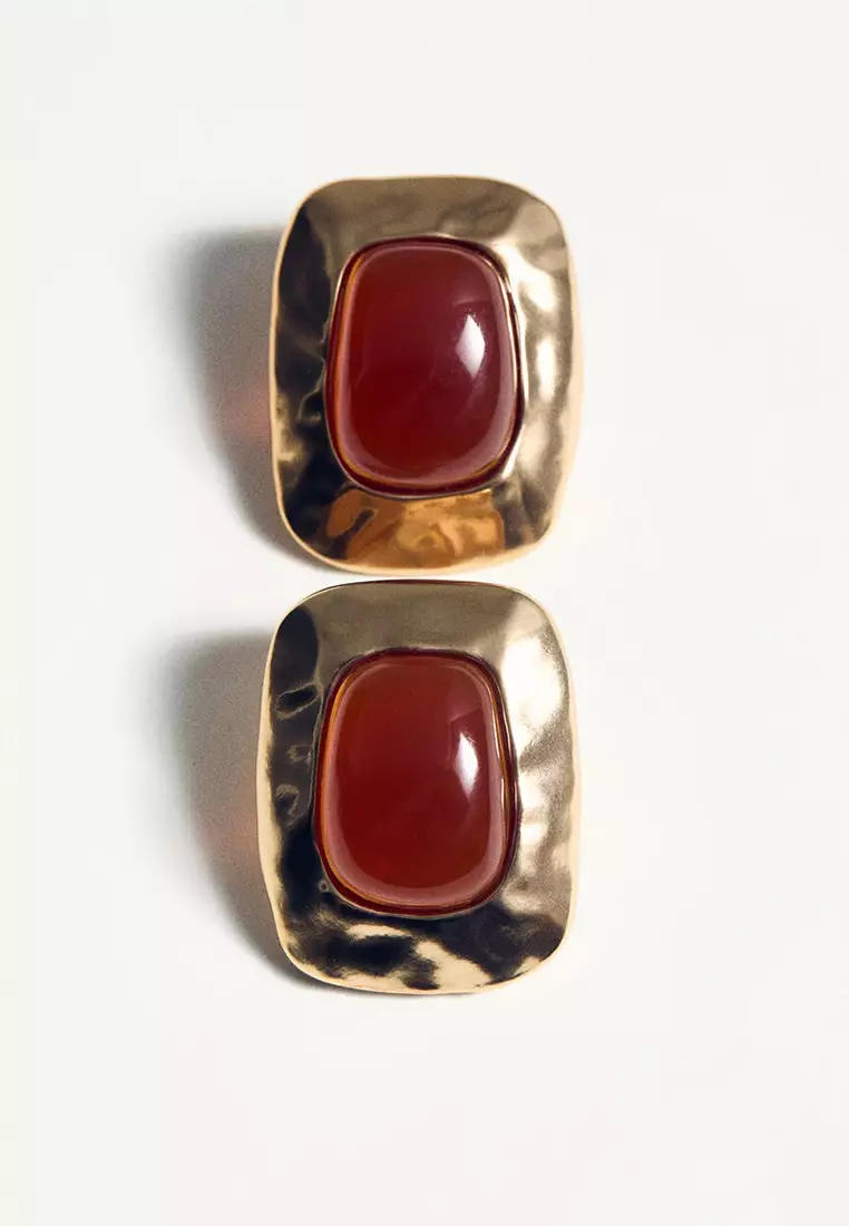 Combined Stone Earrings