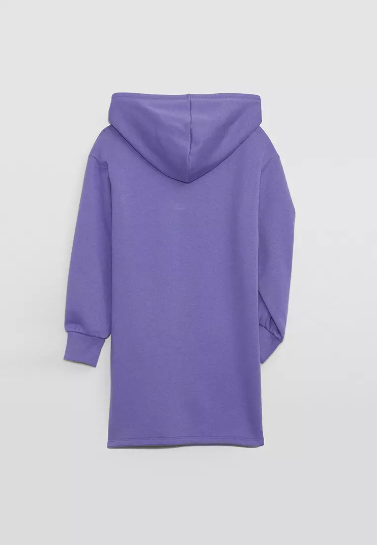 Purple hoodie dress new arrivals
