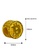 LITZ gold LITZ 916 (22K) Gold Bitcoin Charm GP0413 0.81g+/- D2E69AC2AF831BGS_4