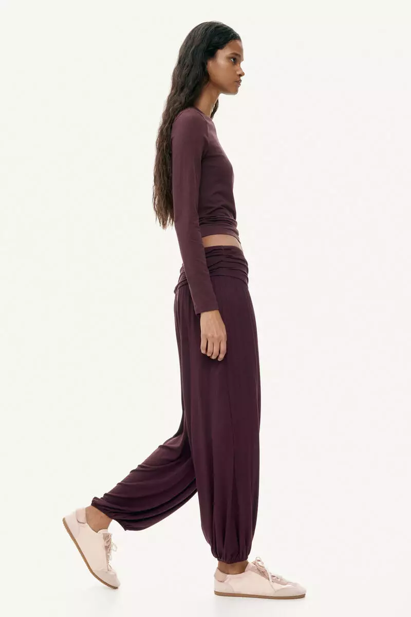 Viscose balloon trousers
