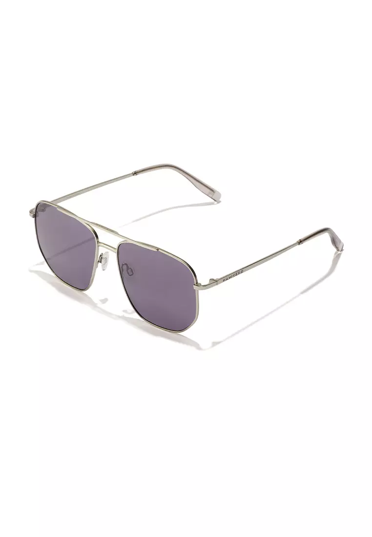 HAWKERS Silver Blackberry CAD Sunglasses for Men and Women, Unisex. UV400 Protection. Official Product designed in Spain