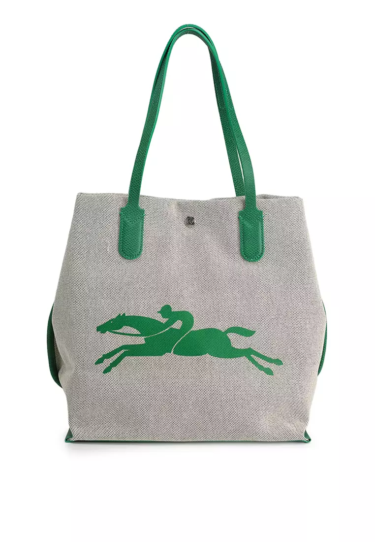 【Longchamp】ESSENTIAL L TOTE BAG コットンキャンバス 3色 Longchamp】ESSENTIAL L TOTE BAG コットンキャンバス 3色
