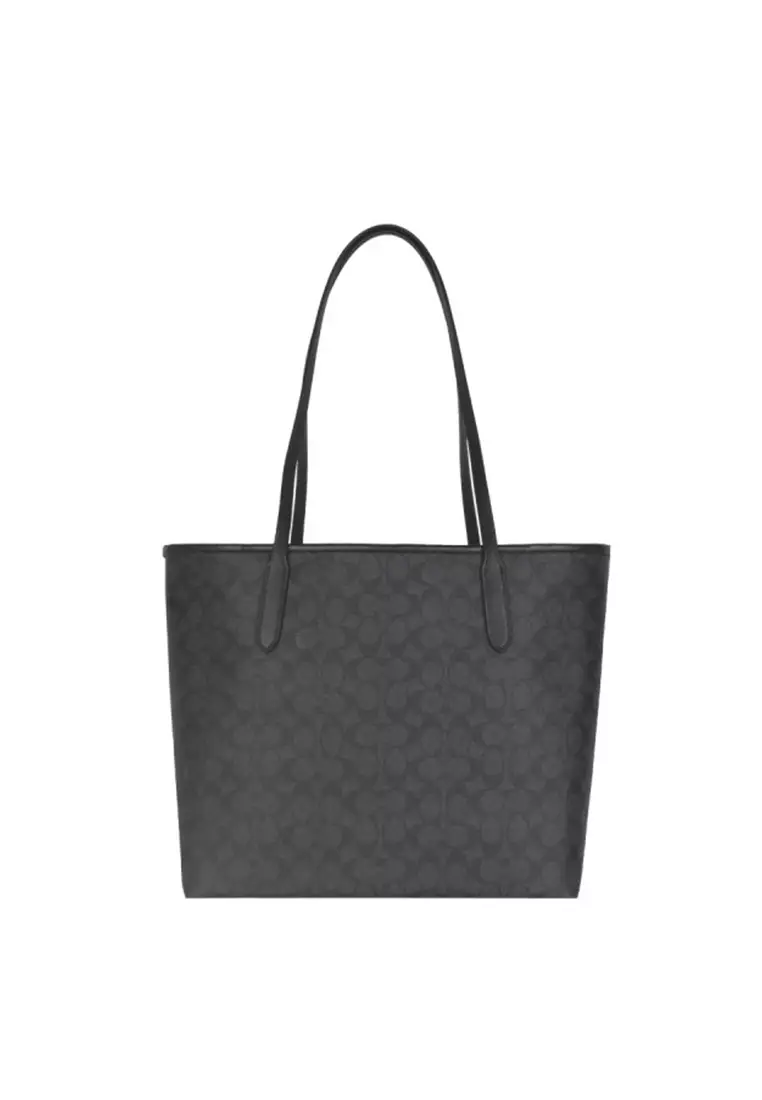 City 女士托特包黑灰色CV976