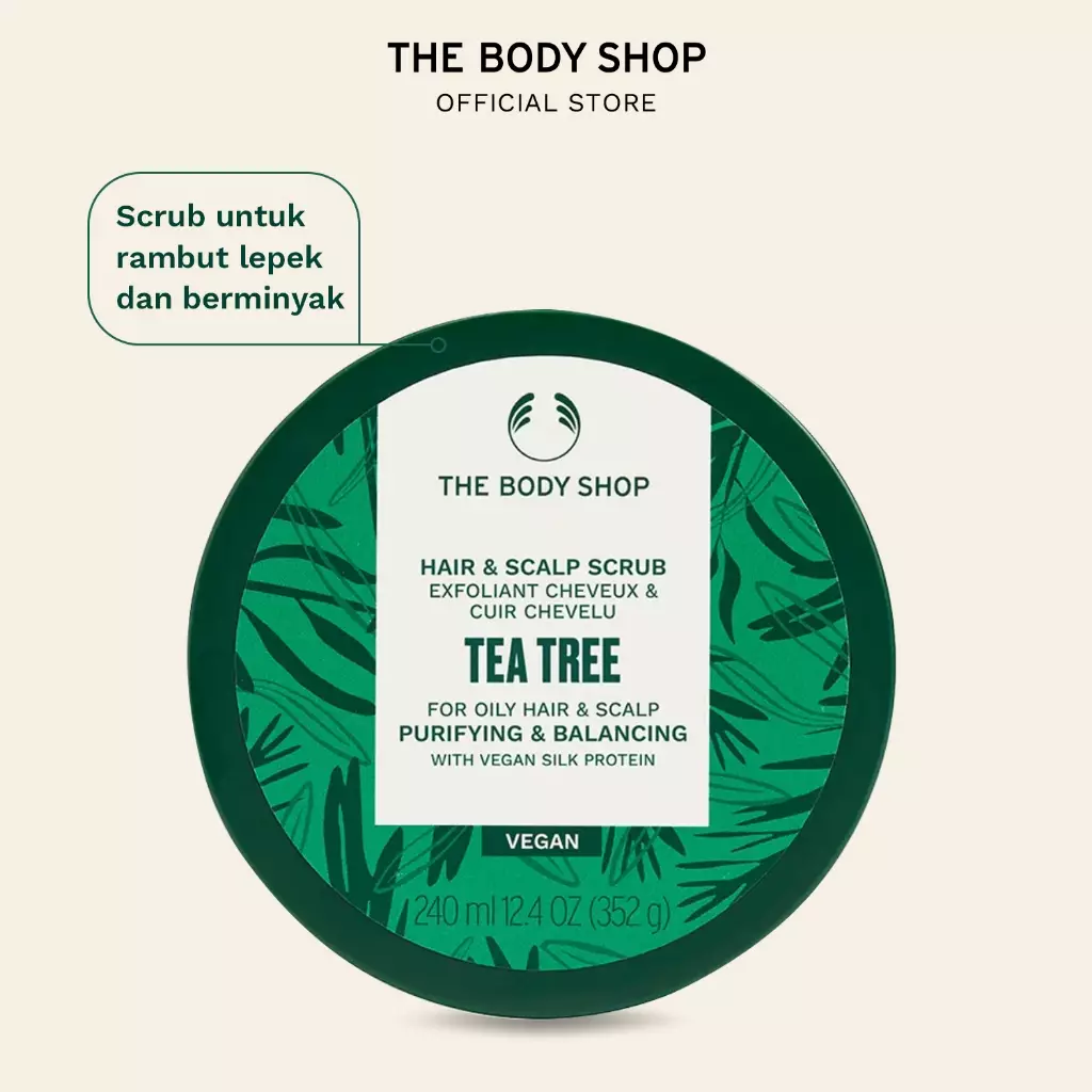 Tea Tree Hair Scrub 240ml